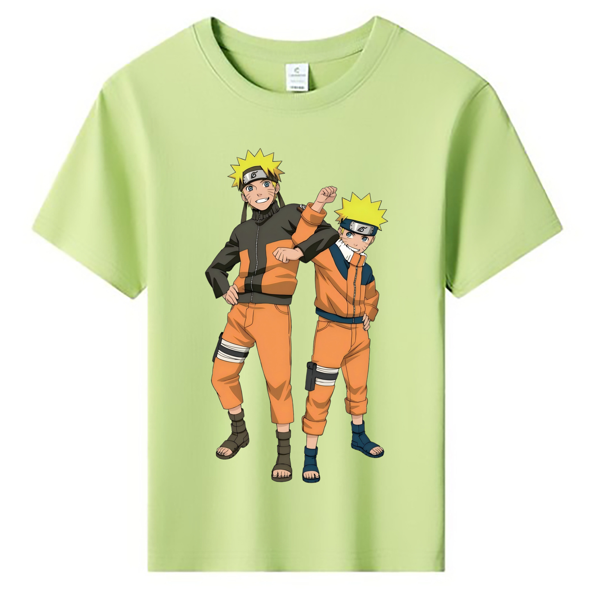 （画像用） NARUTO -ナルト- うずまき ナルト Uzumaki Naruto 綿100％キッズTシャツ（フロントプリント）